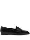 Aeyde Leather Penny Strap Loafers Rubber Sole