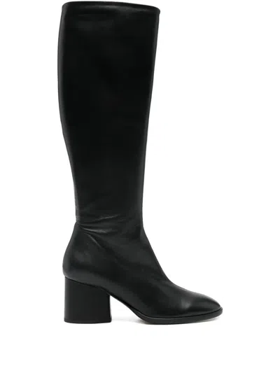 AEYDE "ALINA" KNEE HIGH BOOTS,A11.KB.0618001001 BLACK