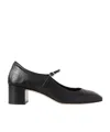 Aeyde 55mm Anya Leather Heels In Black