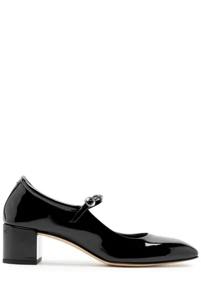 Aeyde Aline Mary Jane 45 Patent Leather Pumps In Black