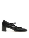 Aeyde Aline Nappa Leather Black Shoes In Black