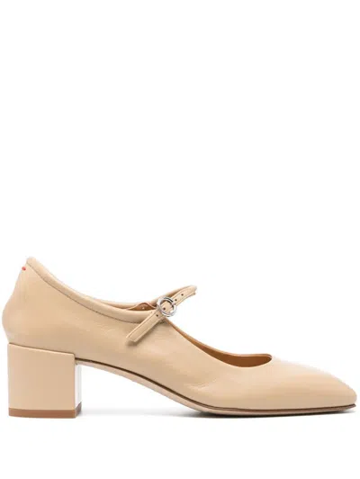 Aeyde Aline Nappa Leather Shoes In White