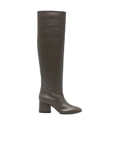 Aeyde Almut Over-the-knee Boots In Black
