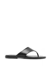 Aeyde Amaya Flat Sandals In Black