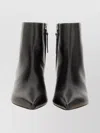 Aeyde Ankle Boots Featuring Pointed Toe Kitten Heel In Black