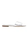 Aeyde Anna Slides In Silver