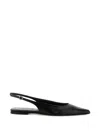 Aeyde Annora Pointed Flat Pumps In Black