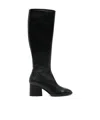 Aeyde Ariana Pointed Toe Boots In Black