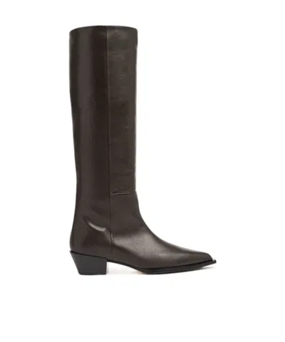 Aeyde Arla Cowboy Boots In Brown