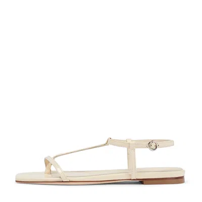 Aeyde Artis T-bar Sandals In Creamy