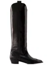 Aeyde 50mm Pointed-toe Knee Boots