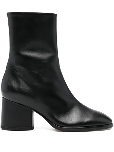 Aeyde "ayla" Nappa Ankle Boots In Black
