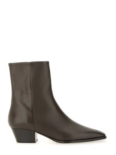 Aeyde Brown Leather Boot