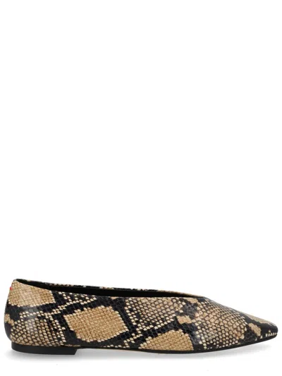 Aeyde Ballerina Betty In Animal Print