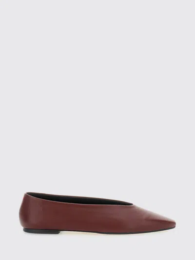 Aeyde Ballet Flat  Woman Color Red In Burgundy
