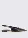 Aeyde 10mm Geraldine Napa Slingback Flats In Black