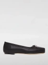 Aeyde 10mm Gabriella Nappa Leather Flats In Schwarz