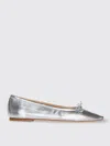 AEYDE BALLET FLATS AEYDE WOMAN COLOR SILVER,F56588061
