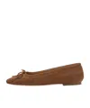 Aeyde Delfina Suede Flat In Multi