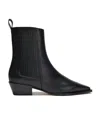 Aeyde 40mm Belinda Leather Ankle Boots In Black