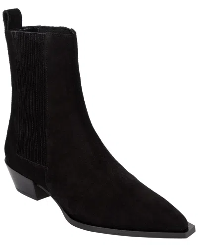Aeyde Bea Leather Ankle Boots In Black  