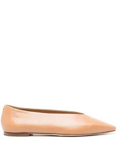 Aeyde Betty Nappa Leather Hazelnut Shoes