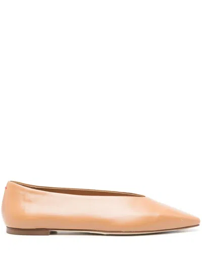 Aeyde Betty Nappa Leather Hazelnut Shoes