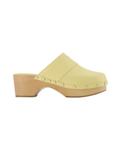 Aeyde Bibi Slides -  - Butter - Leather In Yellow