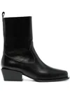 Aeyde Bill 60mm Leather Boots In Black