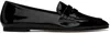 Aeyde Round Head Loafer Shoes In Black