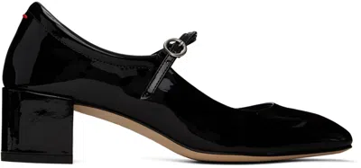 Aeyde Black Aline Heels
