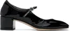Rockport Buckle-strap Leather Pumps In Black