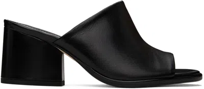Aeyde Black Amanda Nappa Heeled Sandals