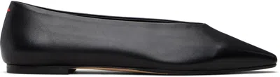 Aeyde Betty Slip-on Ballerina Shoes In Black