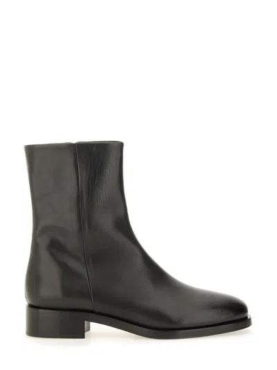 AEYDE AEYDE BLACK CALF LEATHER BOOT