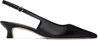Aeyde Catrina Leather Kitten-heel Slingback Pumps In Black