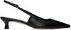 Aeyde Catrina Leather Kitten-heel Slingback Pumps In Black