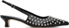 Aeyde Black Catrina Studded Slingback Heels