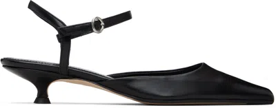 Aeyde Black Colette Heels