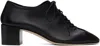 Aeyde Black Cosima Nappa Leather Heels In Black