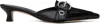Aeyde Black Daniella Nappa Leather Heels In Black