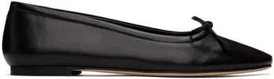 Aeyde Black Delfina Ballerina Flats