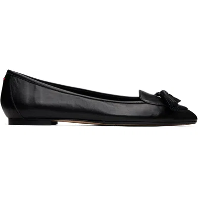 Aeyde Black Floris Tassel Ballerina Flats