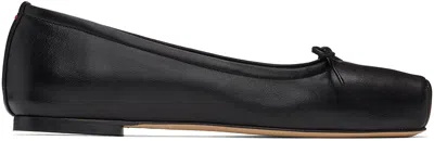 AEYDE BLACK GABRIELLA BALLERINA FLATS