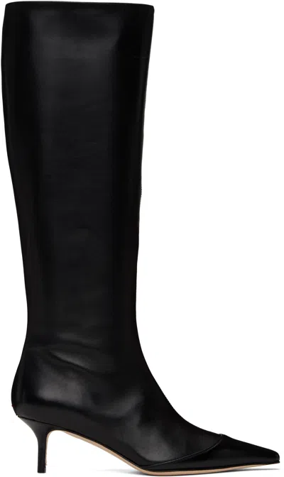 Aeyde Black Harper Tall Boots