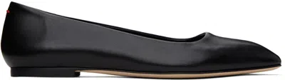 Aeyde Black Ida Nappa Ballerina Flats