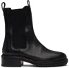 Aeyde Black Jack Leather Chelsea Boots In Black