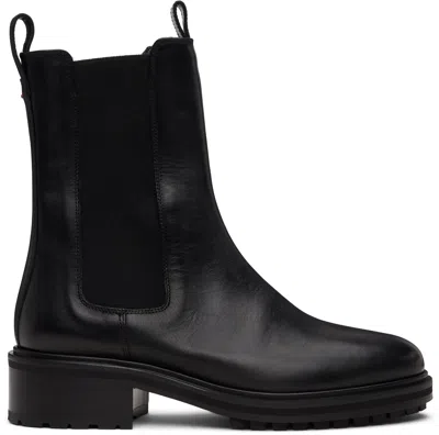 Aeyde Black Jack Leather Chelsea Boots