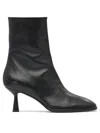 Aeyde Black Leather Ankle Boots