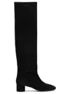Aeyde Black Leather Boots In Black